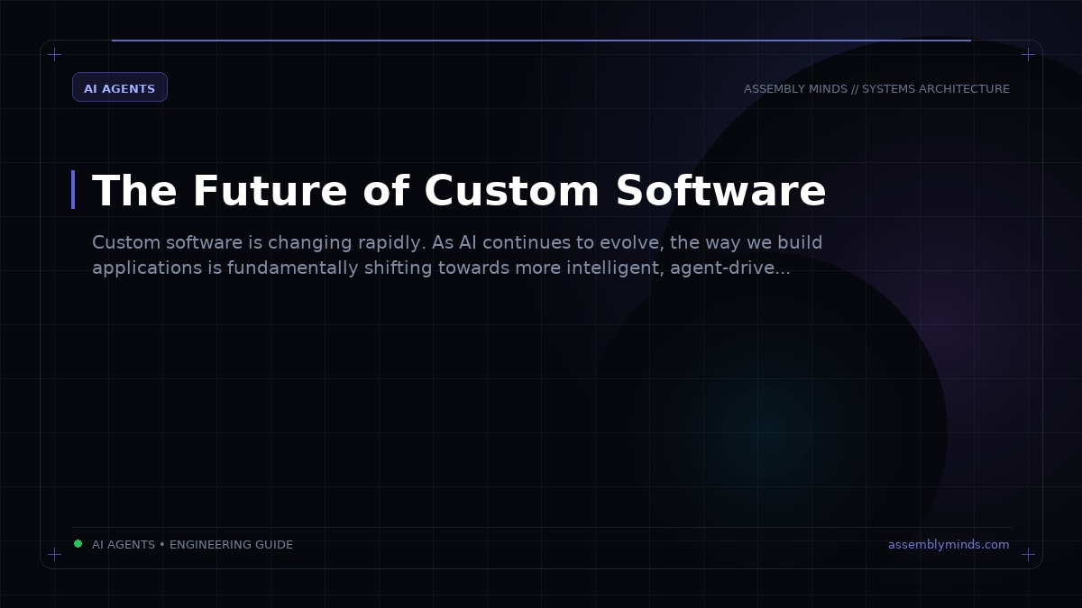 The Future of Custom Software